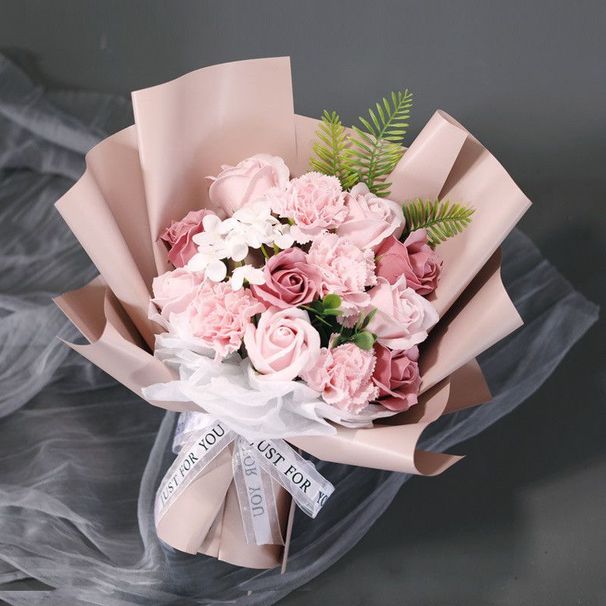 Mother's Day Mom, Carnation Gift, Soap Flowers, Dried Flowers For Girlfriend's Birthday, Artificial Ernal Flower_desvips.com