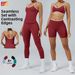 Women's Color Block Backless Bodycon Yoga Suit Quick Drying Outerwear For Running Sports Fitness And Yoga_desvips.com