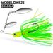 Metallic Sequin Beard Man Bait 10G 14G Tassel Spinnerbait Anti-Hook Bottom Bionic Fishing Lure_desvips.com