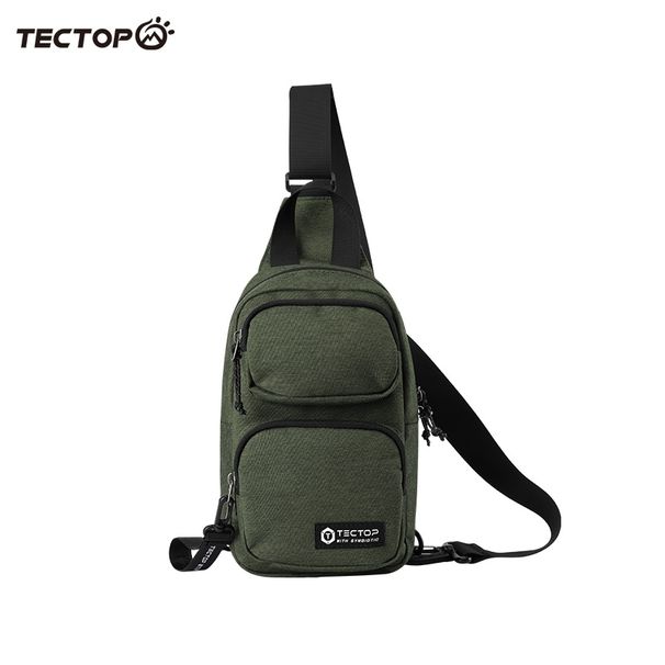 Tantuo Outdoor Single-Shoulder Chest Large Pocket Giant Can Hold Stylish Simple Versatile Men And Women Pure Color_desvips.com