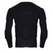 Honeycomb Impact Protection Long Sleeve Sports Armor - Breathable Football Basketball Goalkeeper & Snowboard Protective Gear For Adults (Black)_desvips.com