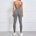 European And American Style Hollow Out Back Peach Hip Tight-Fitting Yoga For Women, Barely-There Feel, Quick-Dry Sports_desvips.com