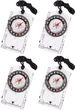 4 Pcs Outdoor With Adjustable Declination,Magnifier,Ruler,Scale. Multifunctional Orienteering Waterproof Compass For Map_desvips.com