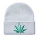 3D Embroidered Tree Leaves For Men And Women Students Pullover Beanie Warm Knitted Hat_desvips.com