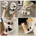 Cute Cartoon Milk Cow Cotton Slippers Soft Thick Sole Open Toe Indoor Slides For Men And Women Autumn Winter Shoes_desvips.com