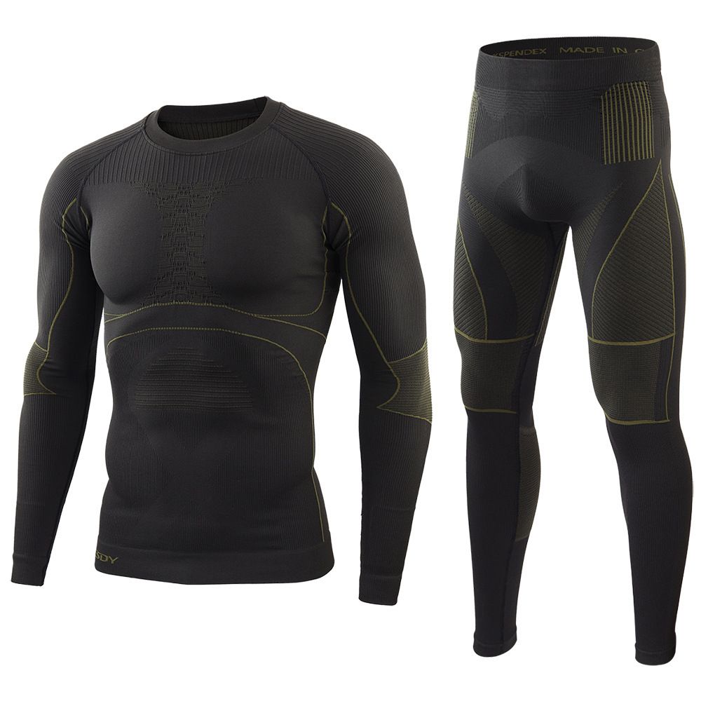 ESDY New No.3 Outdoor Thermal Cycling Clothing Body Shaping Tight Sports Underwear Set For Men_desvips.com