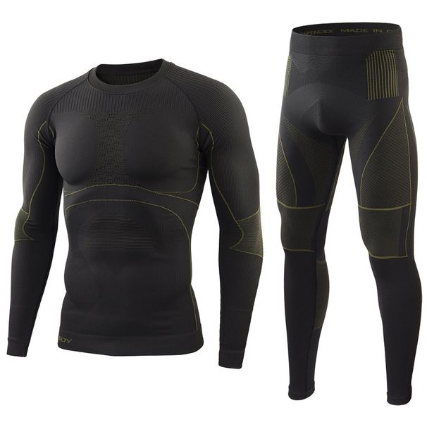 ESDY New No.3 Outdoor Thermal Cycling Clothing Body Shaping Tight Sports Underwear Set For Men_desvips.com