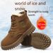 Winter Fur Integrated Martin Pure Wool Short Boots Minus 40 Degrees Snow Boots Men's Non-slip Northeast Extra Thick Cotton Shoes_desvips.com
