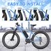 EU Free Shipping 52v 20ah 1200w Motor Battery For Fat Tire Bike Mountain Bike_desvips.com