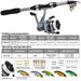 Portable Sea Rod Set, Long Distance Casting Rod, Mini Fishing Rod, Fishing Reel, Fishing Line, Bait, Fishing Rod, Full Set Of Sea Rod Set_desvips.com