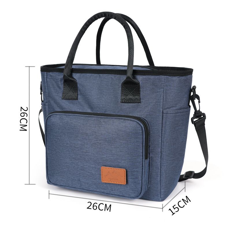 Stylish Crossbody Lunch Bag For Women Large Insulated Tote With Detachable Strap Thermal Meal Carrier For Work Outings_desvips.com