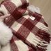 Autumn Winter New Christmas Red Warm Scarf For Women Korean Style Atmosphere Student Couple Versatile Cold-Proof Shawl_desvips.com