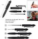 Miitary Tactica Professiona Sef Defense Pen, Emergency Gass Breaker Pen - Tungsten Stee, Writing Too With 6_desvips.com