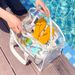 Beach New Transparent Swimming PVC Waterproof Clothing Storage Handheld Travel Large Capacity Makeup Toiletry Bag_desvips.com