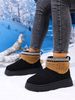 Fashion Snow Women's 2025 Winter New European Station Warm Thick-soled Sleeve Northeast Cotton Boots_desvips.com