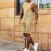 Men's casual thin five-point pants sleeveless top solid color vest shorts two-piece set_desvips.com
