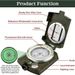 CAOX Outdoor Waterproof Tactical Survival High Precision Professional Metal Aiming Compass Exploration Geology_desvips.com