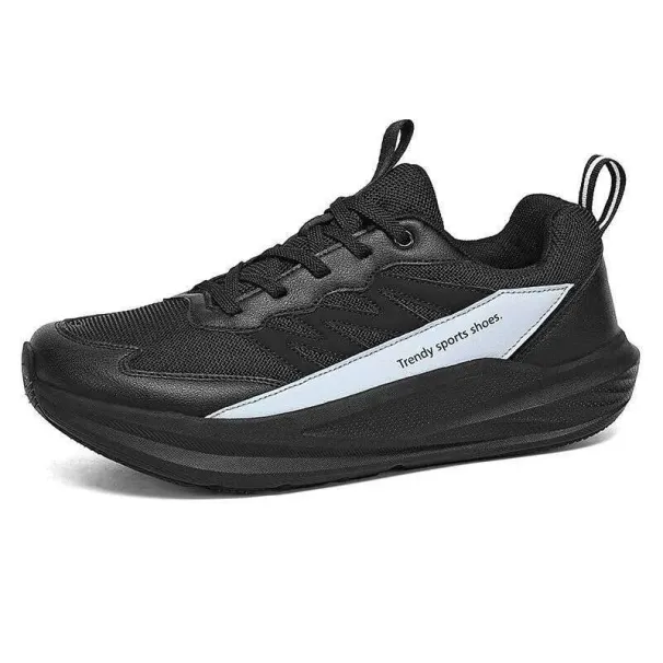 Men's Plus Size Sneakers Extra Toe Box Breathable Mesh Casual Walking Shoes Lightweight Non-slip Cushioned Sole Trainers_desvips.com