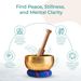 Ohm Store Tibetan Singing Bowl Set — Meditation Sound Bowl Handcrafted (3.5″ Original)_desvips.com