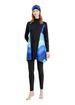 Muslim Swimwear Swimsuit Three-piece Set Women's Sunscreen Hat Print Conservative Swimsuit_desvips.com