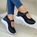 Women's spring and summer new foreign trade wedges and Velcro casual large size sports shoes for women_desvips.com
