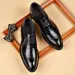 Dress Patent Leather Brogue For Male Formal Wedding Party Office Men Oxfords Business Shoes Moccasins Shoe 240719_desvips.com
