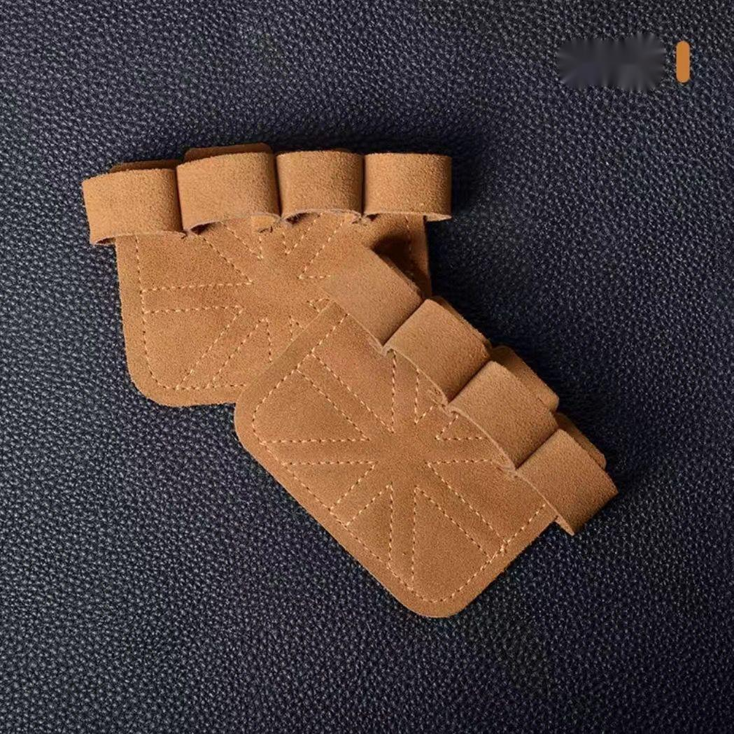 Grip Straps Men Four-Finger Fitness Palm Protection Pull-Up Bar Auxiliary Gloves Women Training Equipment Trendy_desvips.com