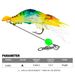 Luminous Bionic Soft 7cm 5.8g With Hook Shrimp Lure Bass Snakehead Fish Topmouth Culter All-Purpose_desvips.com