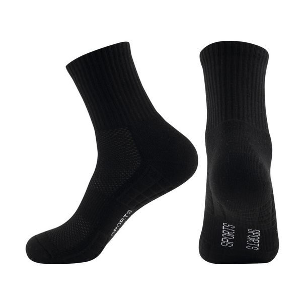 Autumn Winter Running Cotton Outdoor Sweat-Absorbent Odor-Resistant Men Women Sports Thickened Towel Bottom Mid-Calf_desvips.com