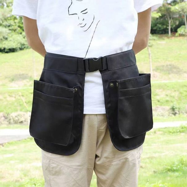 Casual, Versatile, Multi-functional Apron For Travel, Construction Sites, With Multiple Pockets, Zipper, Tactical Waist_desvips.com