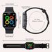 2.1-inch Screen Heart Rate, Oxygen, Blood Pressure, Body Temperature, Sleep Monitoring, Bluetooth Communication, Sports_desvips.com