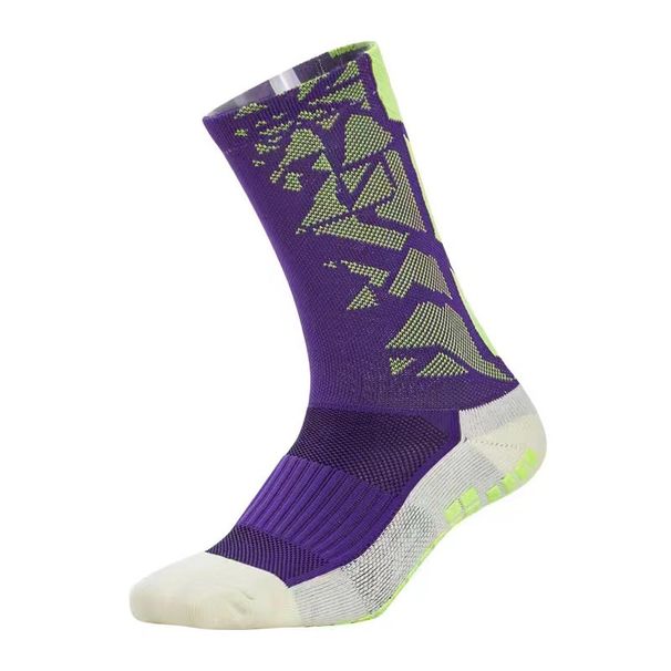 Men's Football Training Socks With Non-Slip Glue Points & Thickened Towel Bottom (Breathable, Sweat-Absorbent, Deodorant, Reinforced Arch Support)_desvips.com