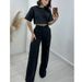 luxury veet blazer & pants set for women – elegant goldtoned autumn outfit with matching trousers_desvips.com