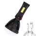 Cross-Border New Model Long-Range Home Outdoor USB Rechargeable COB Side Light Searchlight Plastic High Brightness Small_desvips.com