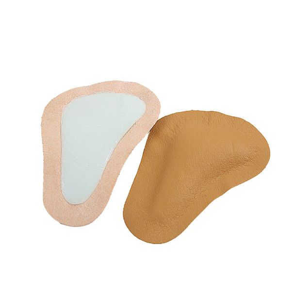 Suitable For All Seasons PU Leather Arch Cushion Massage Shock Absorption Pressure Relief Fit Forefoot Pad Non-Slip Women's High Heel Insole_desvips.com