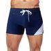 Men's Quick-Dry Swim Trunks With Zipper & Drawstring - Solid Color & Slim Fit For Beach & Pool (Anti-Slip & Secure Fit)_desvips.com