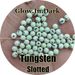 Glow.In.Dark Color, 100 Tungsten Beads, Slotted, Fly Tying, Fishing, Glow In Dark_desvips.com