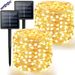 BHCLIGHT Solar String Lights Outdoor, 2 Pack 80 FT 200 LED Fairy Lights_desvips.com