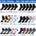 5 Pairs/Lot Mens Running Socks Casual Outdoor Sports Cotton Orange Red Stripes Compression Black 15 Styles Travel Hot_desvips.com