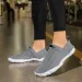 Breathable Running Walking Shoes Unisex Wide Toe Knitted Sport Sneakers Absorb Sweat Comfortable For Daily Exercise_desvips.com