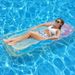 Inflatable Floating Lounger - Foldable Backrest With Mesh Net For Pool, Lake & Beach_desvips.com