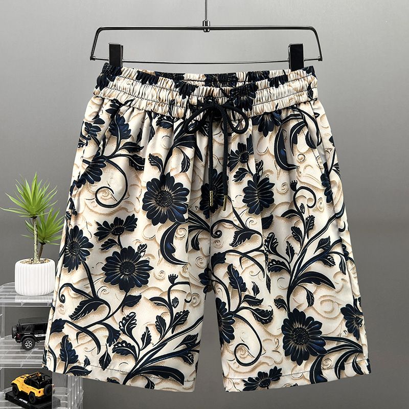 Shorts, Men's Summer New Style, Outerwear, Sports, Casual, Loose, Breathable, Lightweight, Beach Running, Basketball, Five Quarter Pants_desvips.com