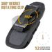 Flashlight Pouch Holster, Rotatable Holder Belt Tactical Torch Carry Case With 360 Degree Carabiner Reel Clip_desvips.com