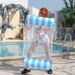 New Water Deck Chair Striped Two-tube Inflatable Hammock Inflatable Water Floating Row Adult Floating Bed_desvips.com
