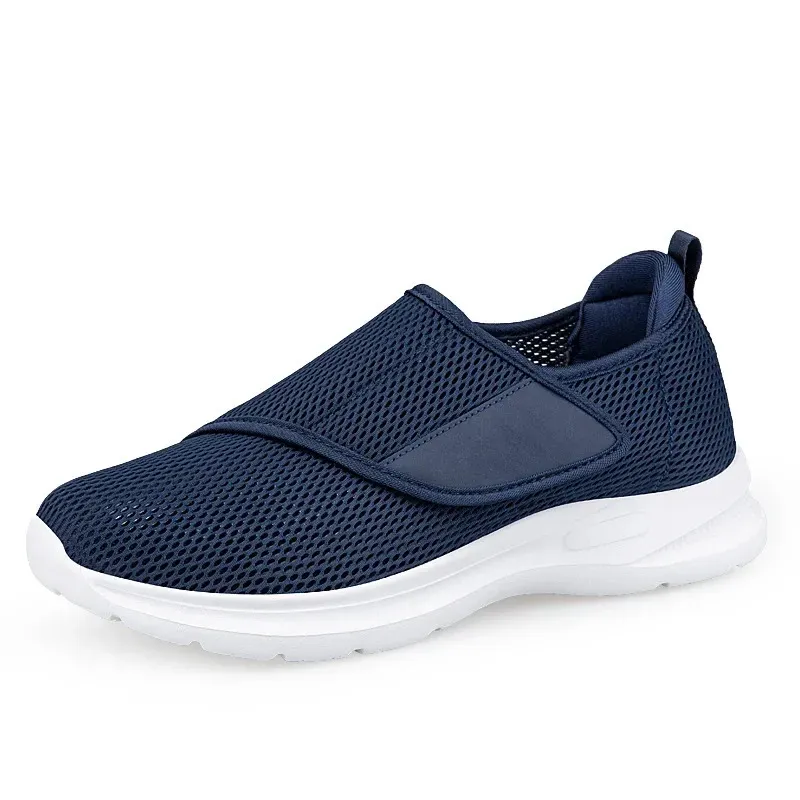 Summer Mens Adjustable Fat Casual Sneakers Women Wide Feet Swollen Comfortable Diabetic Shoe Walking Shoes 240611_desvips.com