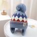 Children's Autumn Winter Baby Ear Protection Hat Boys Girls Fleece Lined Warm Knitted Round Top_desvips.com