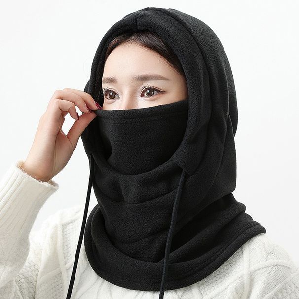 Winter Outdoor Balaclava Hat Windproof Cold-Proof Thermal Thickened Neck Guard Polar Fleece Mask_desvips.com