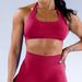 PeakGo Cross-Border High Elasticity Off-Shoulder Backless Sports Bra Seamless Yoga Set Two-Piece European And American Style_desvips.com