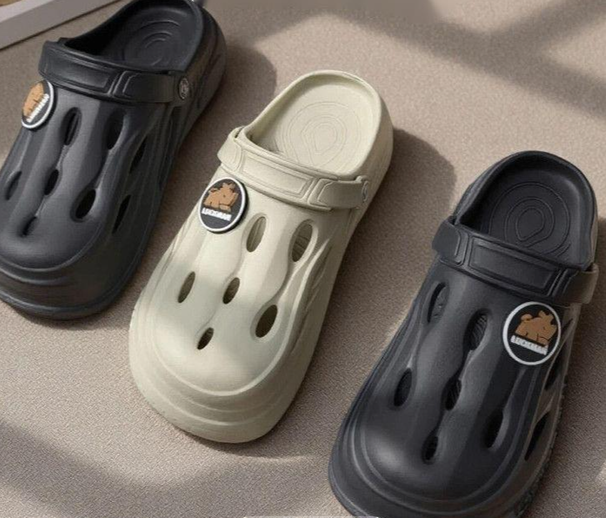 Men's Summer New Model Clogs, Non-slip Beach Sandals Outdoor Wear, Odor-resistant, Thick-soled, Versatile For Home Use,_desvips.com