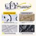 Outdoor Portables Picnic Lawn Thickened Moisture-Proof Camping Mat Aluminum Film Base Machine Washable_desvips.com